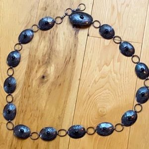 Native American Sterling Vintage Conch Belt 🌺